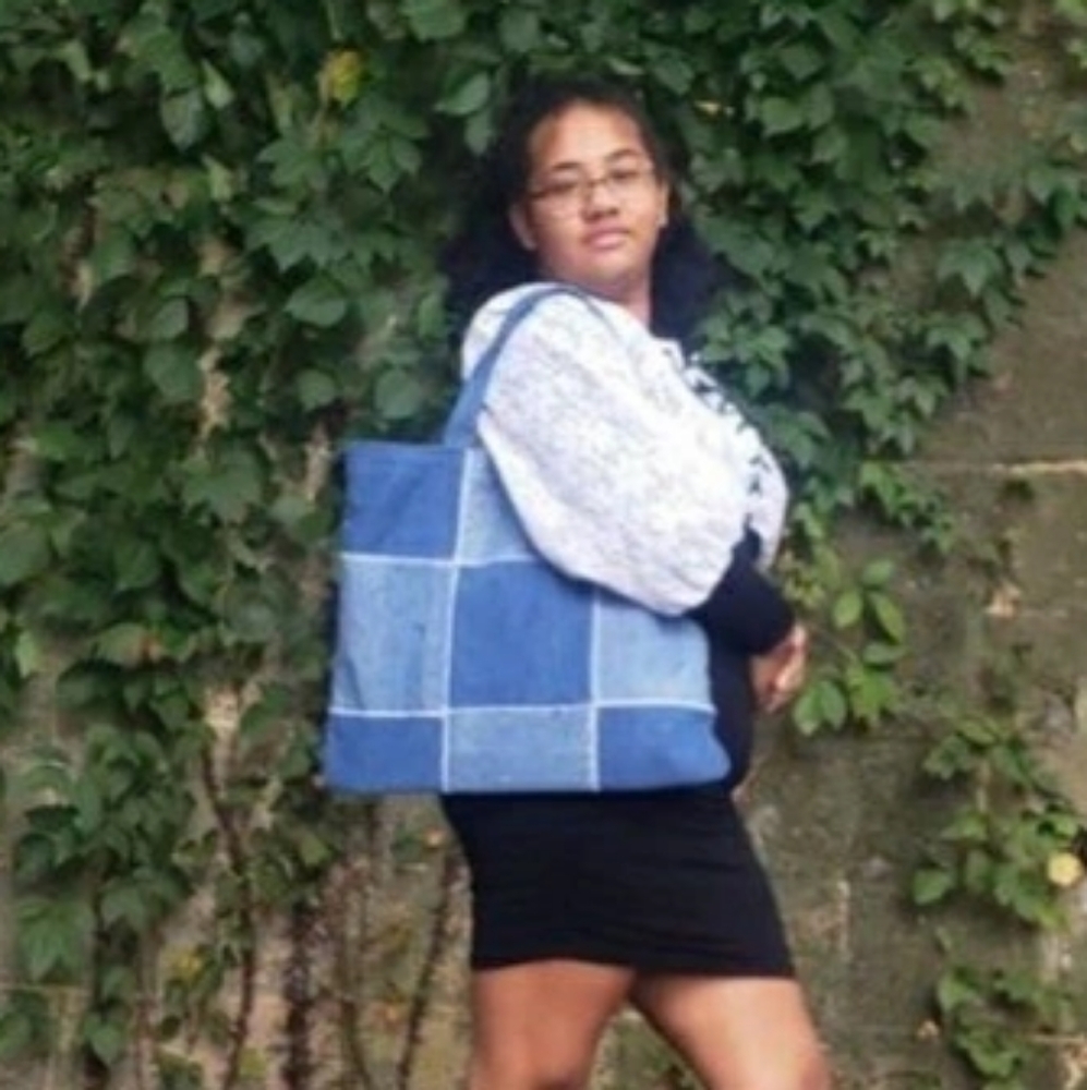 Jeans tote bag